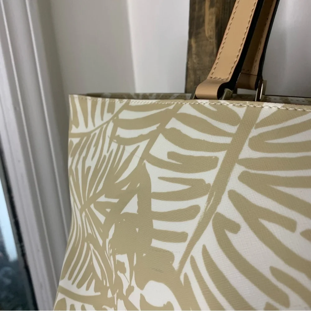 Kate Spade Palm Printed Tote Bag